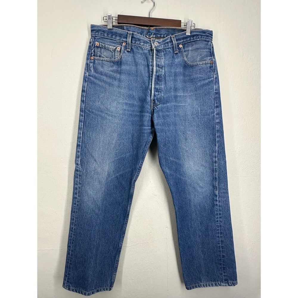 VTG 1999 Levi's 501 Jeans Mens 36x30 Made In USA Straight Leg Button Fly